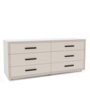 Ver imagem 4 de Cômoda Organizadora 150cm com 6 Gavetas 240830 Linha Valência Politorno