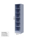 Ver imagem 4 de Cristaleira 1 Porta de Vidro Canelado Marselha Cabecasa Madeiraoriginals