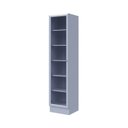 Ver imagem 3 de Cristaleira Planejada 1 Porta de Vidro Canelado Marselha CabeCasa MadeiraOriginals Azul/Sereno