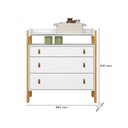 Ver imagem 3 de Cômoda com Nicho Fantasia Branco - Qmovi