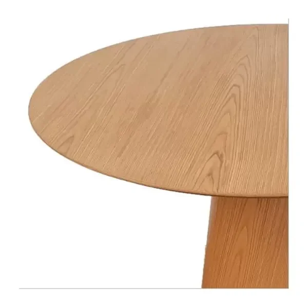 Mesa de Jantar Cone 90cm Base Madeira Freijó Tampo Freijó - 2