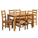 Ver imagem 2 de Sala de Jantar Bella 140x80 com 6 Cadeiras Tabulae Móveis