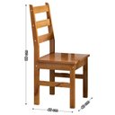 Ver imagem 4 de Sala de Jantar Bella 140x80 com 6 Cadeiras Tabulae Móveis
