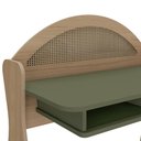 Ver imagem 7 de Mesa Escrivaninha Penteadeira Cecília Orgânica 90cm 100%mdf com Nicho Integrado - Desk Design