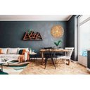 Ver imagem 4 de Lustre Pendente Jaci - Extra Grande 50x50cm - 100% Madeira