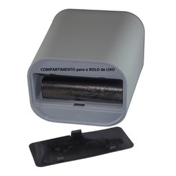 Lixeirinha 12l Click Label e Dispenser Integrado para Rolo de Sacos Lixo - 5
