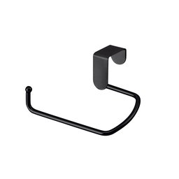 Porta Papel Higiênico Preto Sem Furo Suporte Para Um Rolo - Cód 07766 - 1