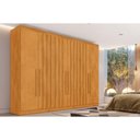 Ver imagem 1 de Guarda Roupa Casal 6 Portas (4 Ripadas) e 6 Gavetas Oxford Peroba - Europa