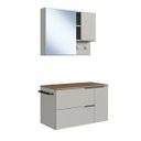 Ver imagem 3 de Conjunto Banheiro Gabiente 80cm e Espelheira Mel/arenas Cj8020