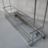 Porta Tempero Aramado Deslizante para Armário Cozinha 44,5x12x37,5cm Aço Cromado - 5