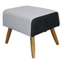 Ver imagem 1 de Puff Decorativo 60 cm Viseo C-05 C-315 Corano Preto - Domi