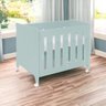 Mini Berço Moisés Junior Cor Menta com Colchão e Mosqueteiro - 1