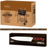 Kit Churrasco com Faca de Inox Cabo Madeira e Churrasqueira - 7