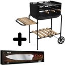 Ver imagem 1 de Kit Churrasco com Faca de Inox Cabo Madeira e Churrasqueira