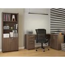 Ver imagem 1 de Conjunto Para Escritório 2 Peças com Mesa de Canto em L e Armário Notável Móveis