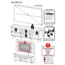 Ver imagem 5 de Rack com Painel Tv até 65" e Pés Retrô Flórida Multimóveis
