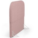 Ver imagem 6 de Cabeceira Cama Box Queen Estofada Orgânica 160cm Alice W01 Linho Rosa - Lyam Decor