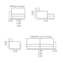 Ver imagem 3 de Chaise Master com Mesa 3.10m