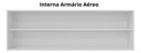Ver imagem 2 de - Armário Aéreo Ajl Cozinha Cinza 150cm.