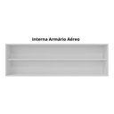 Ver imagem 2 de - Armário Aéreo Ajl Cozinha Cinza 150cm.