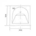 Ver imagem 2 de Tanque Thermo Fibra 55x55cm DVG Decoralita