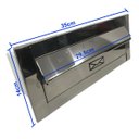 Ver imagem 3 de Caixa para Correios Inox TM Inox