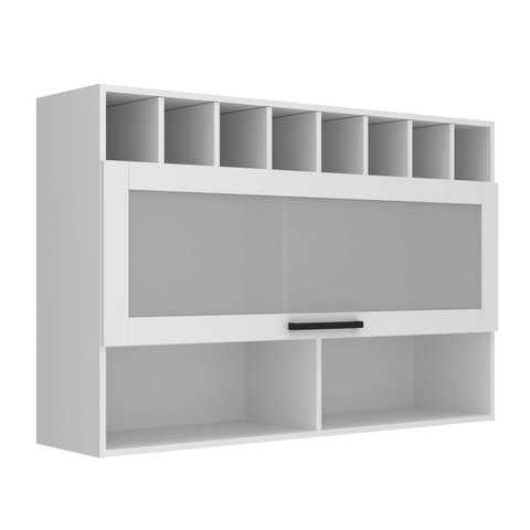 Aéreo C/nicho 120cm com 1 Porta Grazi Tecnomóbili
