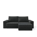 Ver imagem 4 de Sofá Capri 2 Lugares Retrátil e Reclinável 160cm Preto Suede