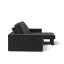Ver imagem 5 de Sofá Capri 2 Lugares Retrátil e Reclinável 160cm Preto Suede