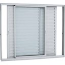 Ver imagem 1 de Veneziana 3 Folhas Moveis 1.20x1.50 Branca Linha 25 - Branco