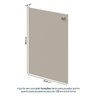 Armário Baixo Módulo 70x60 2 Portas Frame CabeCasa MadeiraMadeira - 5
