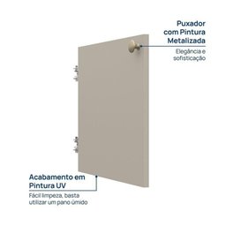Armário Baixo Módulo 70x60 2 Portas Frame Cabecasa MadeiraMadeira - 7