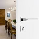 Ver imagem 2 de Fechadura Mz440 Externa 55mm Cromada Papaiz Unico