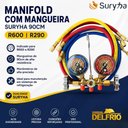 Ver imagem 4 de Manifold Suryha com Mangueira 90cm para Gás R600A e R290 Refrigeração