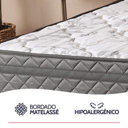 Cama Box com Colchão Solteirão Ortopédico Espuma D45 Extra Firme 97x203cm Bf Colchões - 5