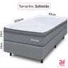 Cama Box com Colchão Solteirão Ortopédico Espuma D45 Extra Firme 97x203cm Bf Colchões - 4