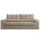 Ver imagem 1 de Sofá Retrátil e Reclinável 2 Lugares 1,70m com Molas Milão Suede Mirra Decor