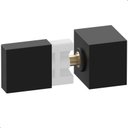 Ver imagem 4 de Kit 2 Acabamento Registro Padrão Deca com Ajuste Preto Slim