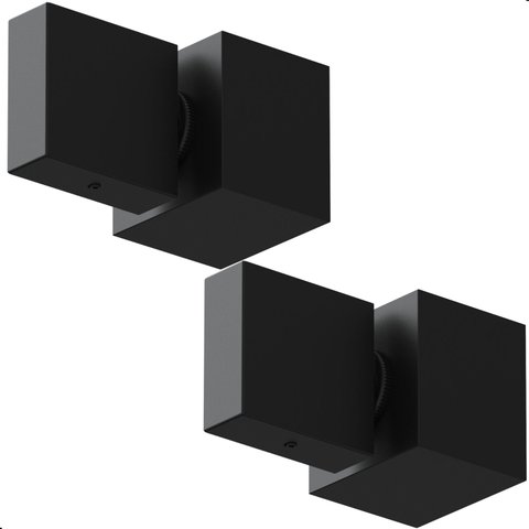 Kit 2 Acabamento Registro Padrão Deca com Ajuste Preto Slim