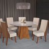 Conjunto para Sala de Jantar 6 Cadeiras Invicta - 1