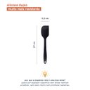 Ver imagem 2 de ESPÁTULA DE SILICONE DUPLO RETA PÃO DURO - OIKOS