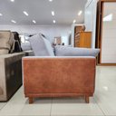 Ver imagem 4 de Sofá Cama Yara 3 Lugares Retrátil e Reclinável 205cm Cinza Linho Bom Pastor