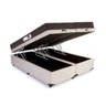 Cama Box Baú King Colchão Molas Ensacadas+box Bipartido Bege - 1