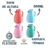 Garrafa Térmica com Gatilho Paris Chá / Café 500ml Unitermi - Índigo - 2