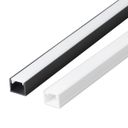 Ver imagem 3 de Kit 3 Perfil de Led Reforçado Sobrepor 17x14mm Barra 1m para Fita de Led Pasilux:branco