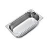Cuba Gastronômica GN 1/4 65mm - Aço Inox Modelo Europeu - Vaccarin Aço Inox - 1