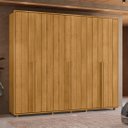 Ver imagem 1 de Guarda Roupas 100% Mdf 6 Portas 278cm Volpi 176 Espazzo Madetec