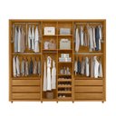 Ver imagem 2 de Guarda Roupas 100% Mdf 6 Portas 278cm Volpi 176 Espazzo Madetec