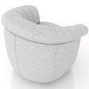 Ver imagem 6 de Poltrona Decorativa para Sala Living Orgânica Perseu M03 Linho Cinza - Lyam Decor