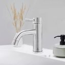 Ver imagem 3 de Torneira Misturador Monocomando Lorben Aço Inox Escovado Mesa Pia Bancada Bica Baixa Banheiro Lavató